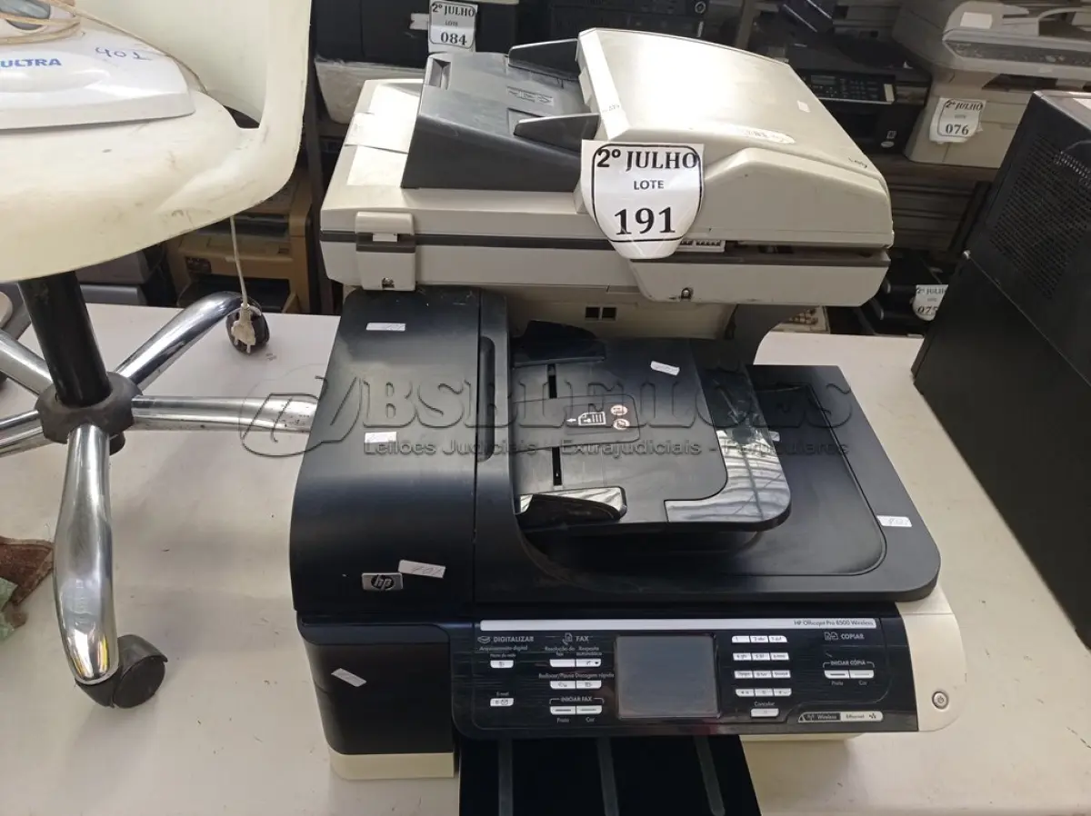 LOTE 191 - 02 IMPRESSORAS SEN01 BROTHER E 01 HP (NO ESTADO) ATENÇÃO! FAZER A VISITAÇÃO ANTES DE ARREMATAR, NÃO SABEMOS SE FUNCIONA. LEILÃO NÃO TEM GARANTIA E NEM DEVOLUÇÃO, SUJEITO A POSSÍVEIS AVARIAS VISÍVEIS/OCULTAS E/OU AUSÊNCIA DE COMPONENTES.