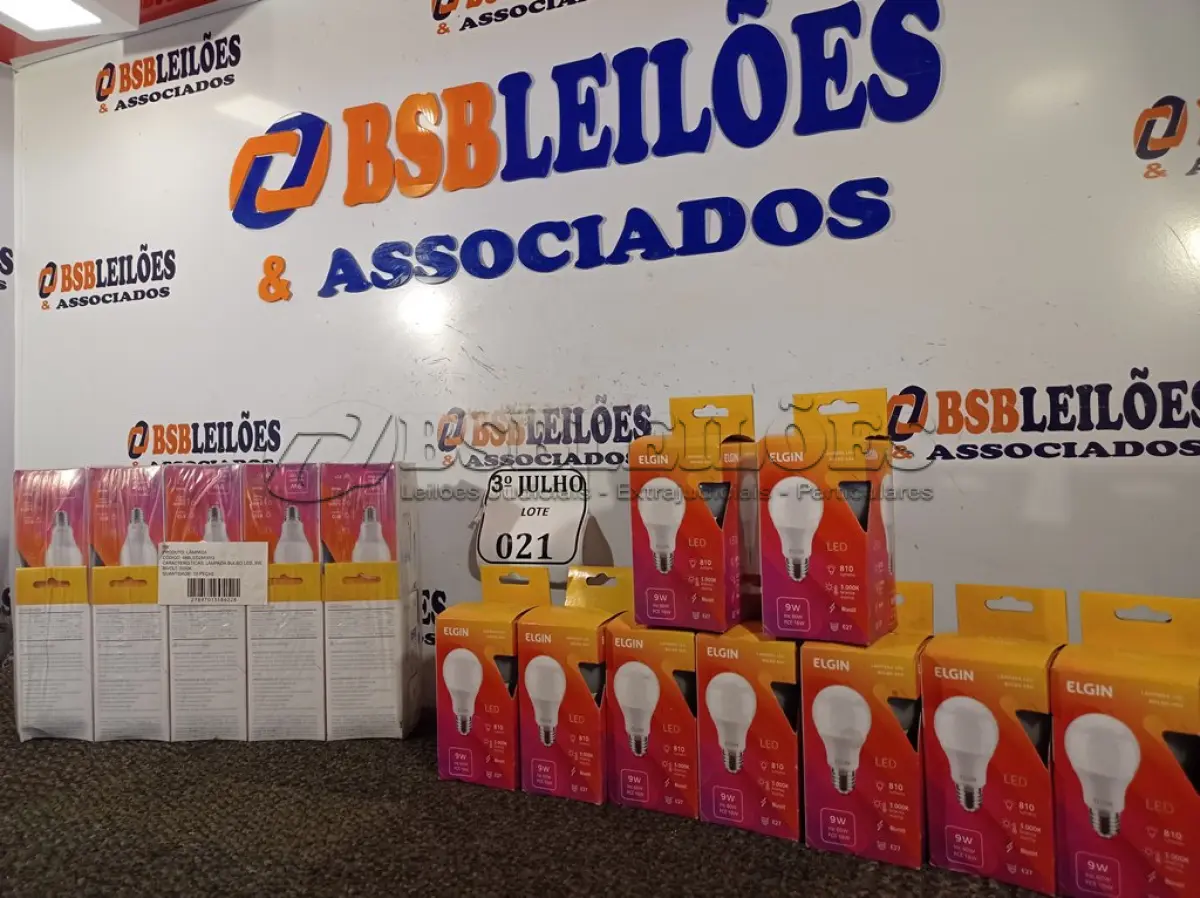 LOTE 021 - 20 LÂMPADAS BULBO LED A60 9W BIVOLT 3000K – ELGIN NOVO. (NO ESTADO)