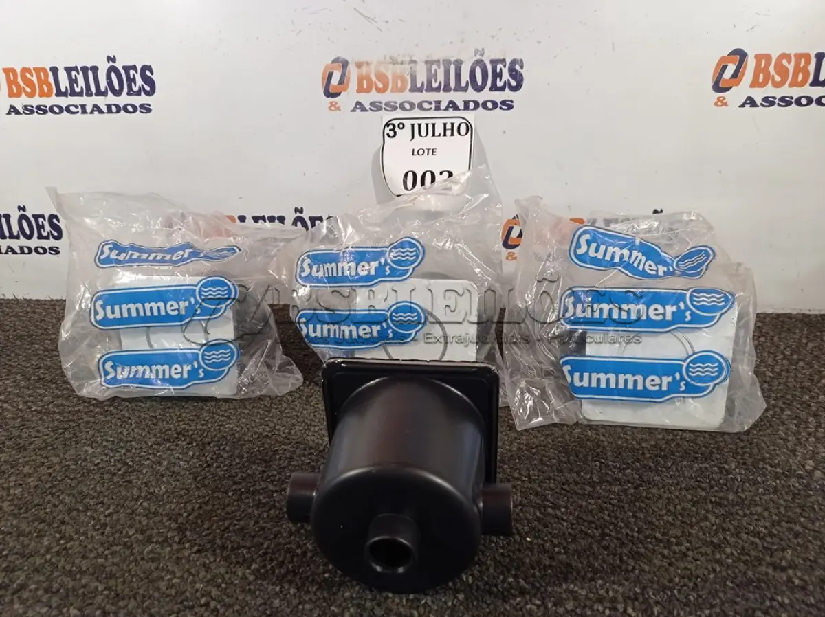 LOTE 002 - 04 CAIXAS PASSAGEM TAMPA INOX REG ALTURA SEM PARAF SUMMERS NOVO.(NO ESTADO)