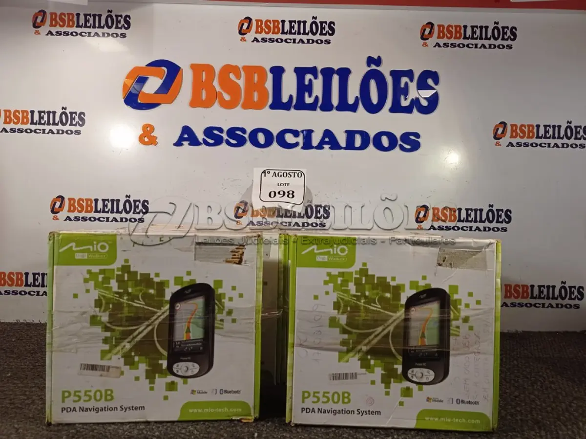 LOTE 098 - 10 POCKET PC GPS P550B. (NO ESTADO) ATENÇÃO! FAZER A VISITAÇÃO ANTES DE ARREMATAR, NÃO SABEMOS SE FUNCIONA. LEILÃO NÃO TEM GARANTIA E NEM DEVOLUÇÃO, SUJEITO A POSSÍVEIS AVARIAS VISÍVEIS/OCULTAS E/OU AUSÊNCIA DE COMPONENTES.