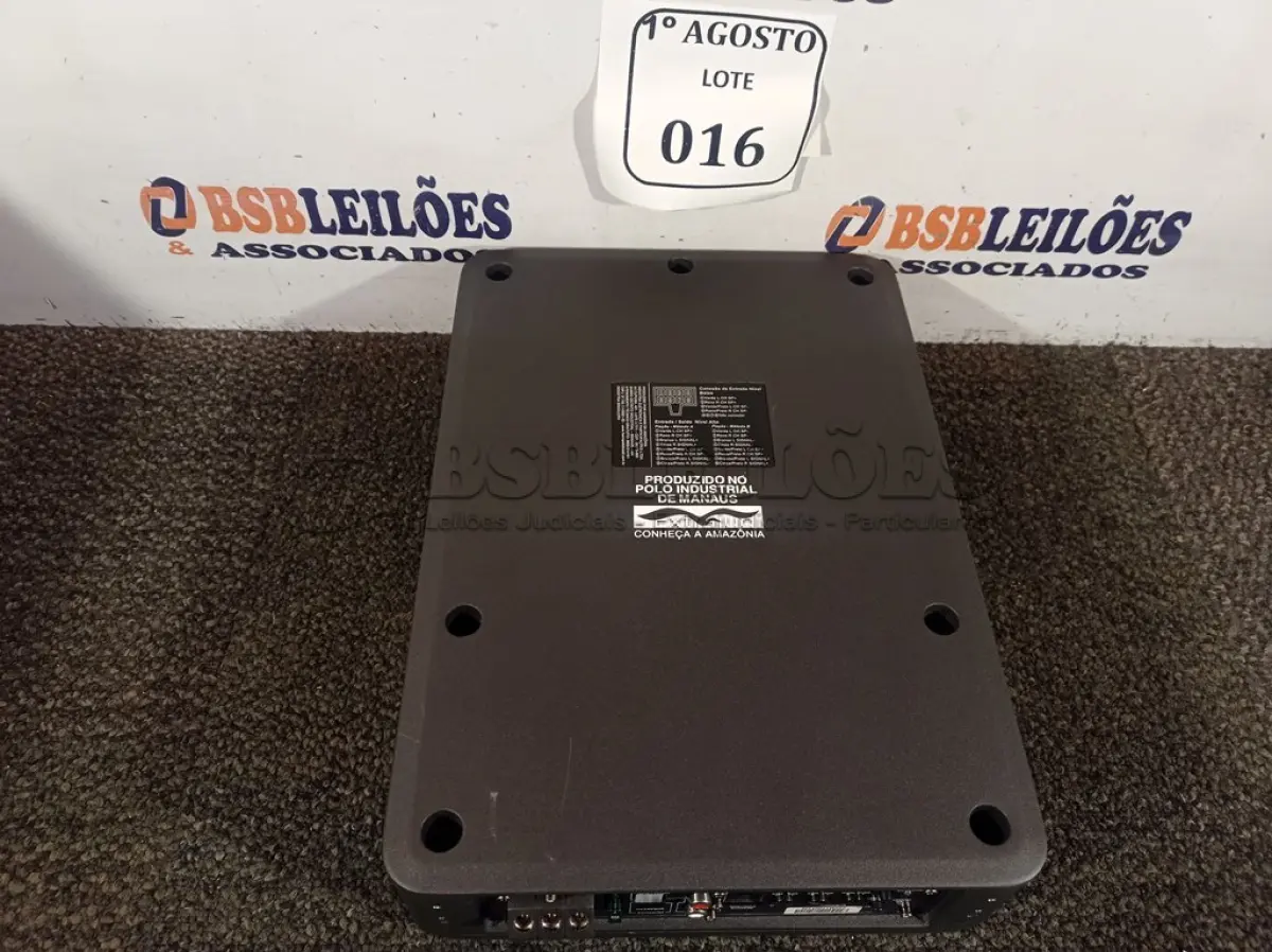 LOTE 016 - 01 SUBWOOFER SW8A-S 150WRMS. (NO ESTADO) ATENÇÃO! FAZER A VISITAÇÃO ANTES DE ARREMATAR, NÃO SABEMOS SE FUNCIONA. LEILÃO NÃO TEM GARANTIA E NEM DEVOLUÇÃO, SUJEITO A POSSÍVEIS AVARIAS VISÍVEIS/OCULTAS E/OU AUSÊNCIA DE COMPONENTES.