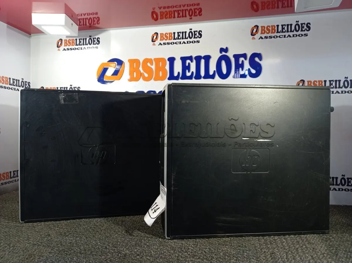 LOTE 114 - 02 CPUS DDR3 COM MEMÓRIA MARCA HP. (NO ESTADO) ATENÇÃO! FAZER A VISITAÇÃO ANTES DE ARREMATAR, NÃO SABEMOS SE FUNCIONA. LEILÃO NÃO TEM GARANTIA E NEM DEVOLUÇÃO, SUJEITO A POSSÍVEIS AVARIAS VISÍVEIS/OCULTAS E/OU AUSÊNCIA DE COMPONENTES.