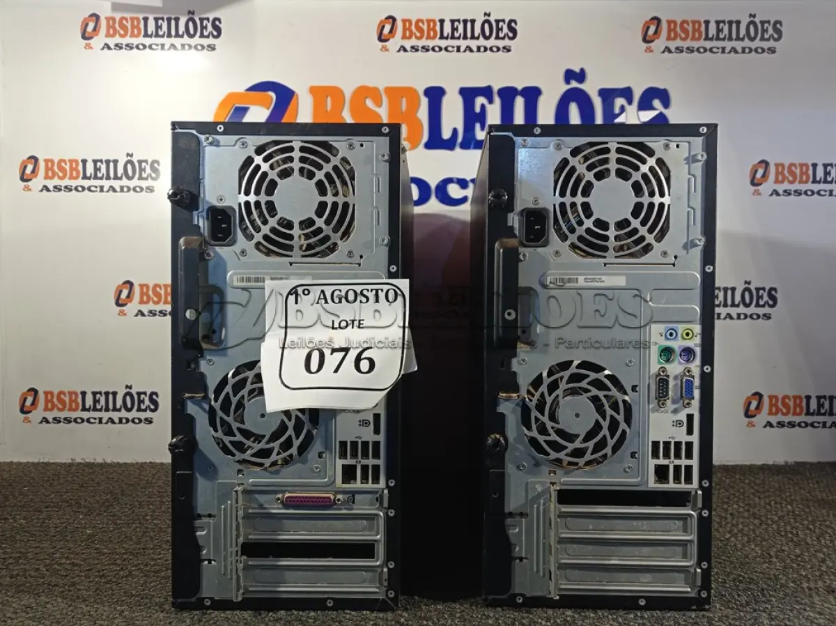 LOTE 076 - 02 CPUS DDR3 COM MEMÓRIA MARCA HP. (NO ESTADO) ATENÇÃO! FAZER A VISITAÇÃO ANTES DE ARREMATAR, NÃO SABEMOS SE FUNCIONA. LEILÃO NÃO TEM GARANTIA E NEM DEVOLUÇÃO, SUJEITO A POSSÍVEIS AVARIAS VISÍVEIS/OCULTAS E/OU AUSÊNCIA DE COMPONENTES.