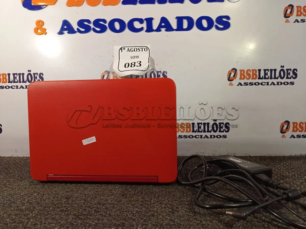 LOTE 083 - 01 NOTEBOOK MARCA HP COM FONTE. (NO ESTADO) ATENÇÃO! FAZER A VISITAÇÃO ANTES DE ARREMATAR, NÃO SABEMOS SE FUNCIONA. LEILÃO NÃO TEM GARANTIA E NEM DEVOLUÇÃO, SUJEITO A POSSÍVEIS AVARIAS VISÍVEIS/OCULTAS E/OU AUSÊNCIA DE COMPONENTES.