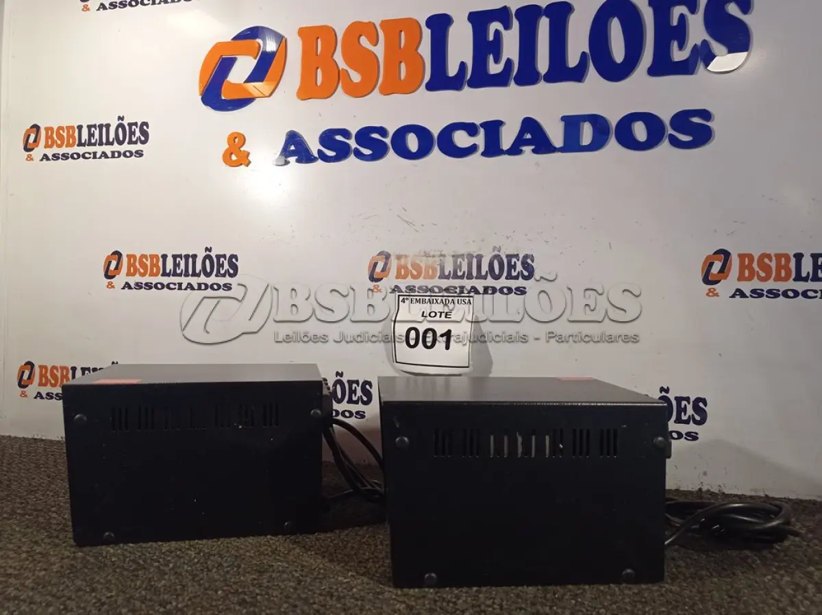 LOTE 001 - 02 TRANSFORMADORES INDELETRA DE 2000VA SAÍDA DE 120V E ENTRADA DE 220V. (TRANSFORMES) (NO ESTADO EM QUE SE ENCONTRA. SUJEITO A AVARIAS OCULTAS/VISÍVEIS.)0000089