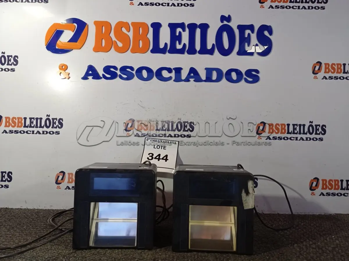 LOTE 344 - 02 SCANNERS DE LEITURA DIGITAL USB (OPTICAL DIGITAL SCANNER) (NO ESTADO EM QUE SE ENCONTRA. SUJEITO A AVARIAS OCULTAS/VISÍVEIS.) AV9704W, AV9705A