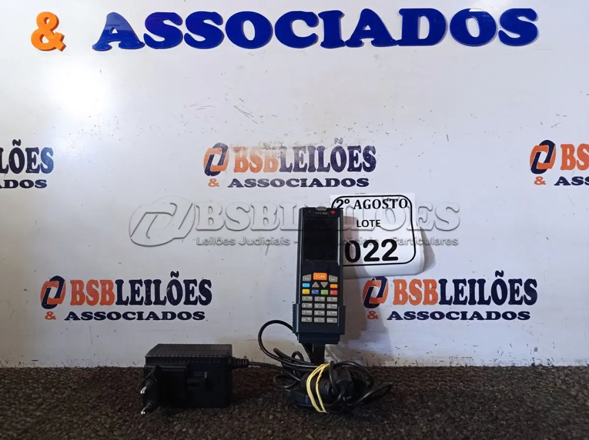 LOTE 022 - 01 LEITOR DE CÓDIGO DE BARRAS CPX1000. (NO ESTADO) ATENÇÃO! FAZER A VISITAÇÃO ANTES DE ARREMATAR, NÃO SABEMOS SE FUNCIONA. LEILÃO NÃO TEM GARANTIA E NEM DEVOLUÇÃO, SUJEITO A POSSÍVEIS AVARIAS VISÍVEIS/OCULTAS E/OU AUSÊNCIA DE COMPONENTES.