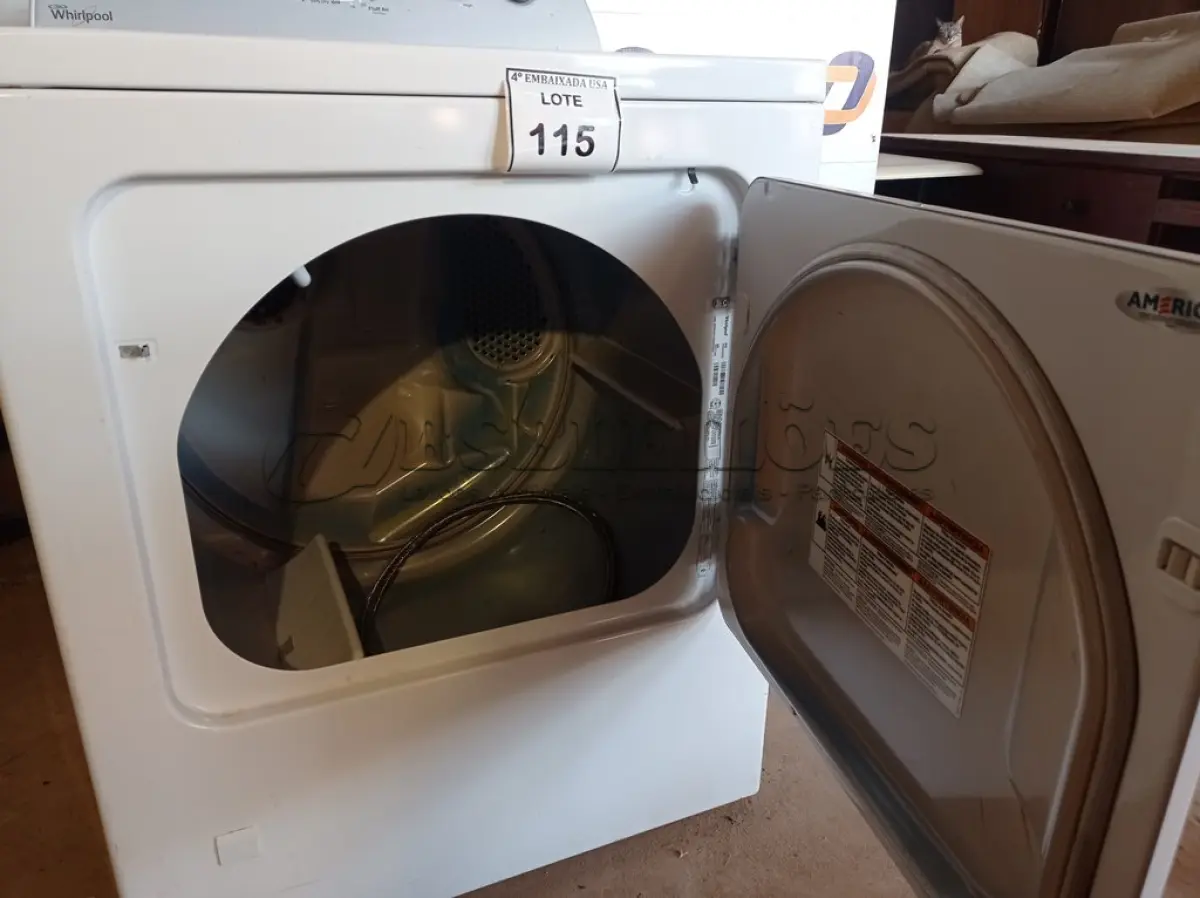 LOTE 115 - 01 SECADORA DE ROUPAS WGD4800BQO MARCA WHIRLPOOL 115V. (DRYER). (NO ESTADO EM QUE SE ENCONTRA. SUJEITO A AVARIAS OCULTAS/VISÍVEIS.) AV9319Y