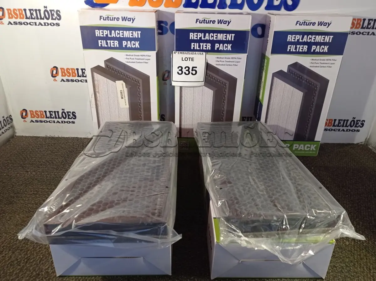 LOTE 335 - 05 CAIXAS COM 02 FILTROS CADA PARA AR-CONDICIONADO COMPATIBLE WITH MA-40 (FILTERS 2 PACKS). (NO ESTADO EM QUE SE ENCONTRA. SUJEITO A AVARIAS OCULTAS/VISÍVEIS.) 0000021