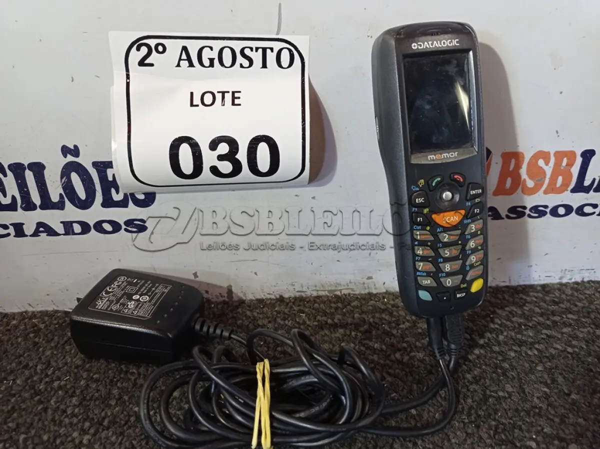 LOTE 030 - 01 LEITOR DE CÓDIGO DE BARRAS CPX1000. (NO ESTADO) ATENÇÃO! FAZER A VISITAÇÃO ANTES DE ARREMATAR, NÃO SABEMOS SE FUNCIONA. LEILÃO NÃO TEM GARANTIA E NEM DEVOLUÇÃO, SUJEITO A POSSÍVEIS AVARIAS VISÍVEIS/OCULTAS E/OU AUSÊNCIA DE COMPONENTES.