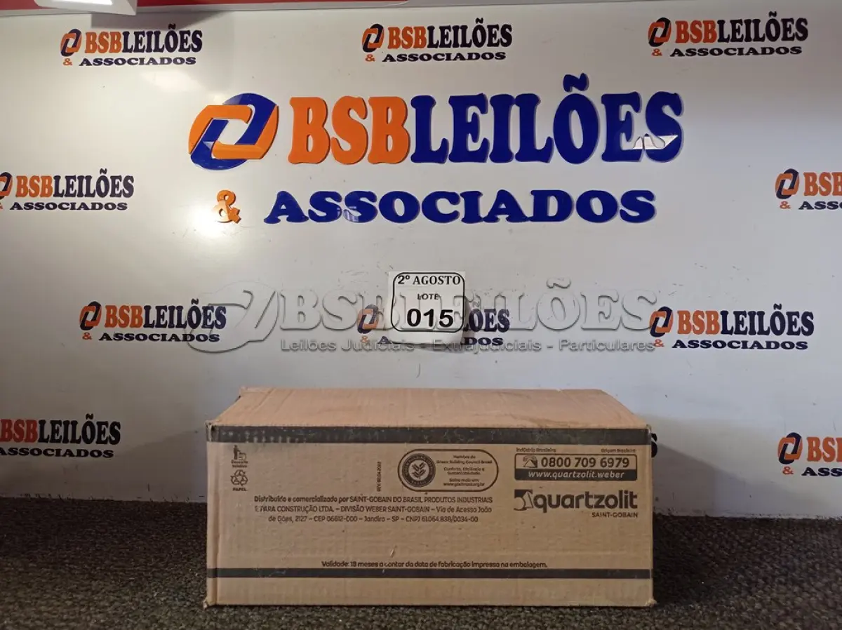 LOTE 015 - 06 REJUNTES ACRÍLICO 1KG CADA. (NO ESTADO) ATENÇÃO! FAZER A VISITAÇÃO ANTES DE ARREMATAR, NÃO SABEMOS SE FUNCIONA. LEILÃO NÃO TEM GARANTIA E NEM DEVOLUÇÃO, SUJEITO A POSSÍVEIS AVARIAS VISÍVEIS/OCULTAS E/OU AUSÊNCIA DE COMPONENTES.