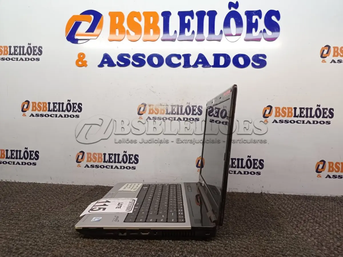 LOTE 115 - 01 NOTEBOOK STI. (NO ESTADO) ATENÇÃO! FAZER A VISITAÇÃO ANTES DE ARREMATAR, NÃO SABEMOS SE FUNCIONA. LEILÃO NÃO TEM GARANTIA E NEM DEVOLUÇÃO, SUJEITO A POSSÍVEIS AVARIAS VISÍVEIS/OCULTAS E/OU AUSÊNCIA DE COMPONENTES.