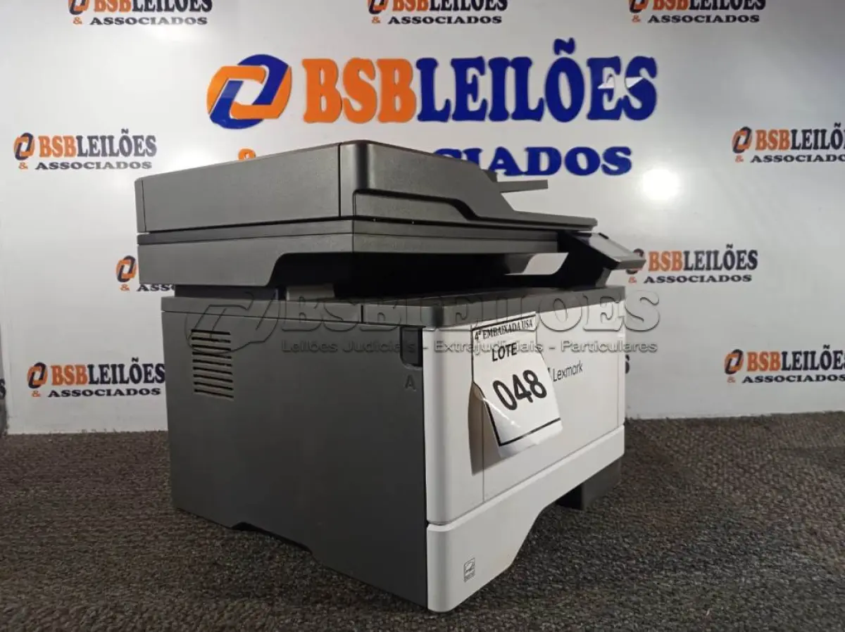 LOTE 048 - 01 IMPRESSORA MULTIFUNCIONAL LEXMARK MX431 (PRINTER). (NO ESTADO EM QUE SE ENCONTRA. SUJEITO A AVARIAS OCULTAS/VISÍVEIS.) 80040602970002035937
