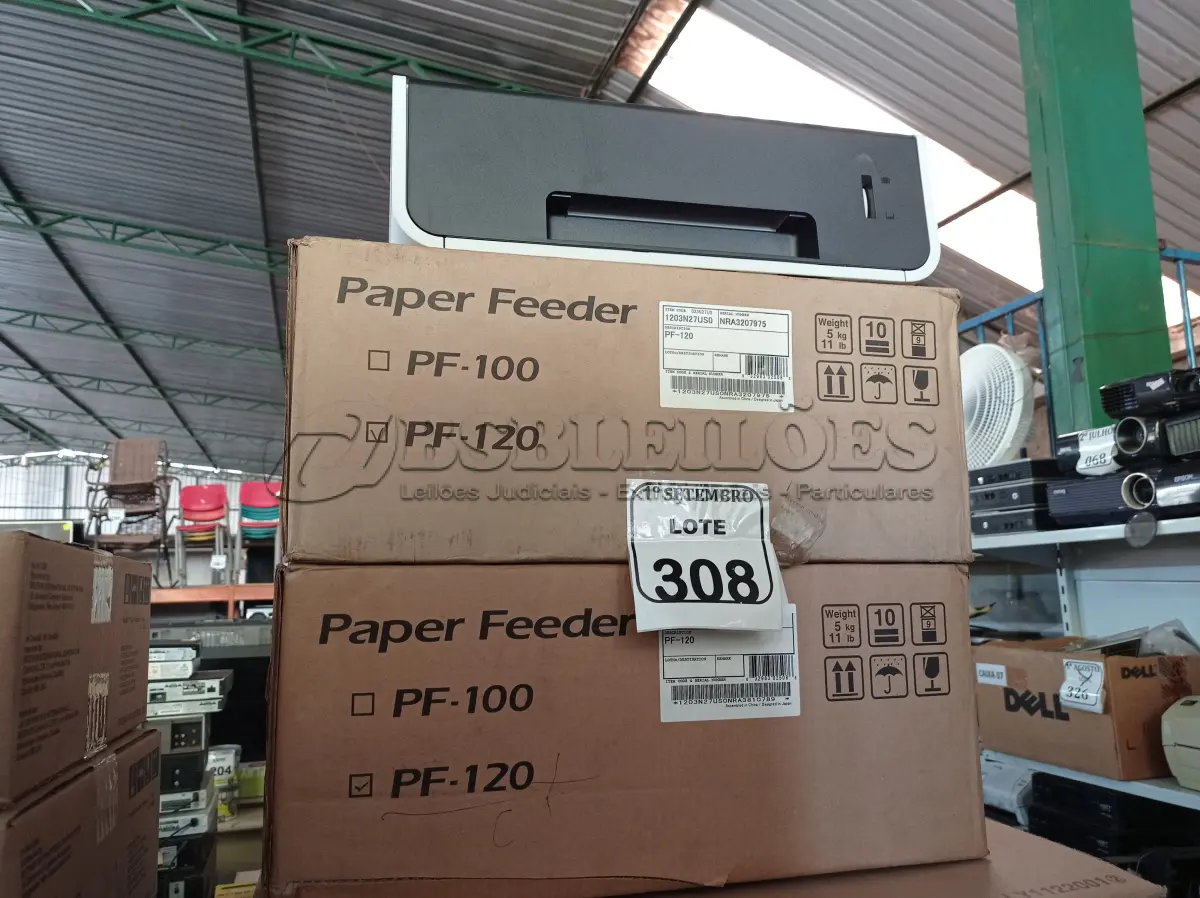 LOTE 308 - 05 GAVETAS PARA IMPRESSORA MARCAS E MODELOS DIVERSOS.  (NO ESTADO) ATENÇÃO! FAZER A VISITAÇÃO ANTES DE ARREMATAR, NÃO SABEMOS SE FUNCIONA. LEILÃO NÃO TEM GARANTIA E NEM DEVOLUÇÃO, SUJEITO A POSSÍVEIS AVARIAS VISÍVEIS/OCULTAS E/OU AUSÊNCIA DE COMPONENTES.