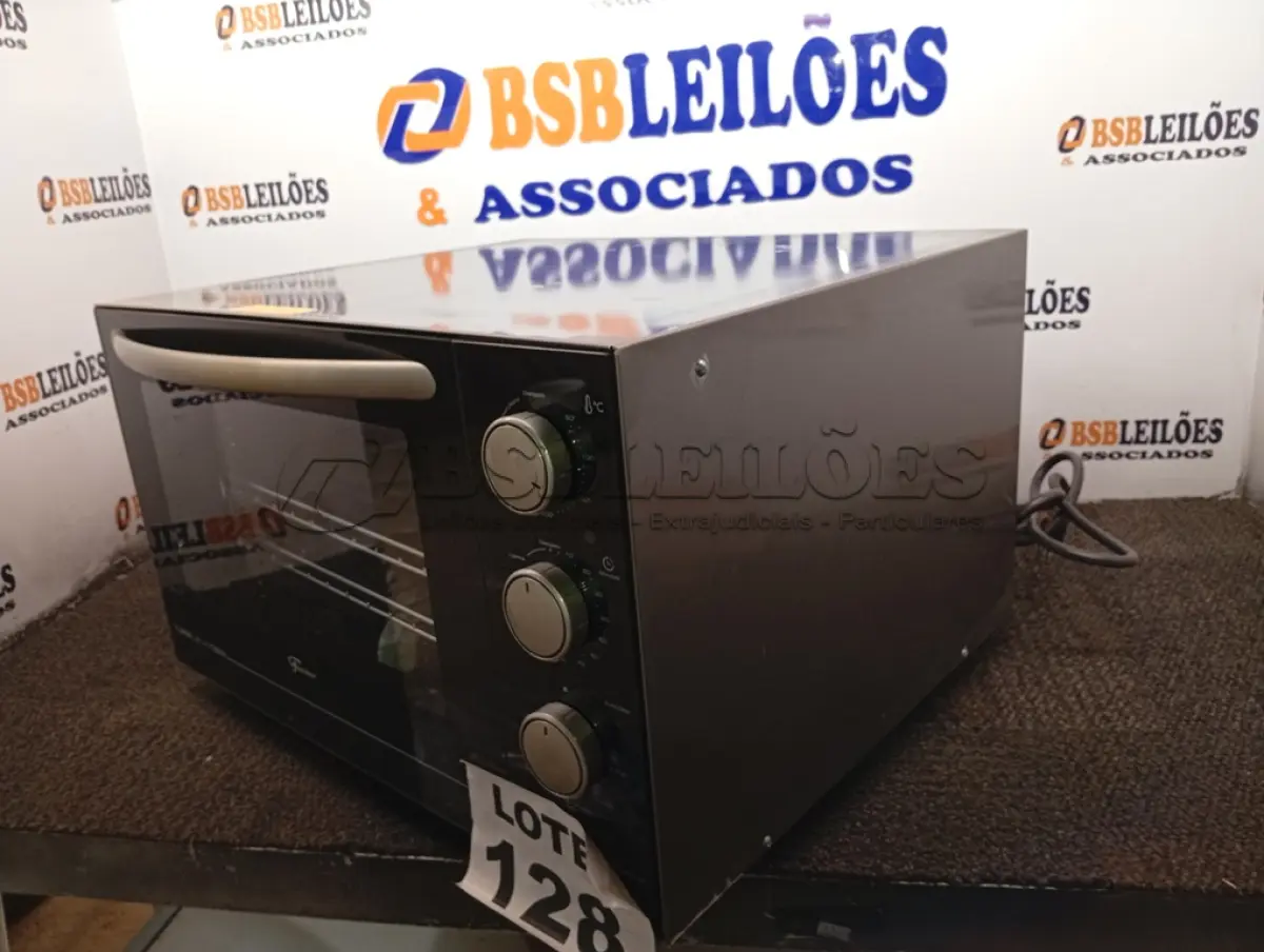 LOTE 128 - 01 - FORNO ELÉTRICO FISCHER TURBO 2.4 NEW BANCADA 48 LITROS 127V (NO ESTADO, NÃO SABEMOS SE FUNCIONA. LEILÃO NÃO TEM GARANTIA E NEM DEVOLUÇÃO, SUJEITO A POSSÍVEIS AVARIAS VISÍVEIS/OCULTAS E/OU AUSÊNCIA DE COMPONENTES)