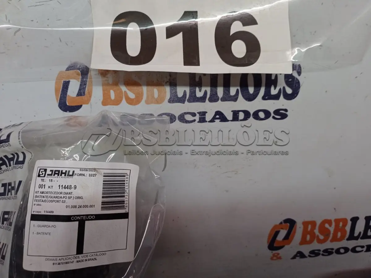 LOTE 016 - 11 – KITS AMORTECEDOR (NO ESTADO, NÃO SABEMOS SE FUNCIONA. LEILÃO NÃO TEM GARANTIA E NEM DEVOLUÇÃO, SUJEITO A POSSÍVEIS AVARIAS VISÍVEIS/OCULTAS E/OU AUSÊNCIA DE COMPONENTES)
