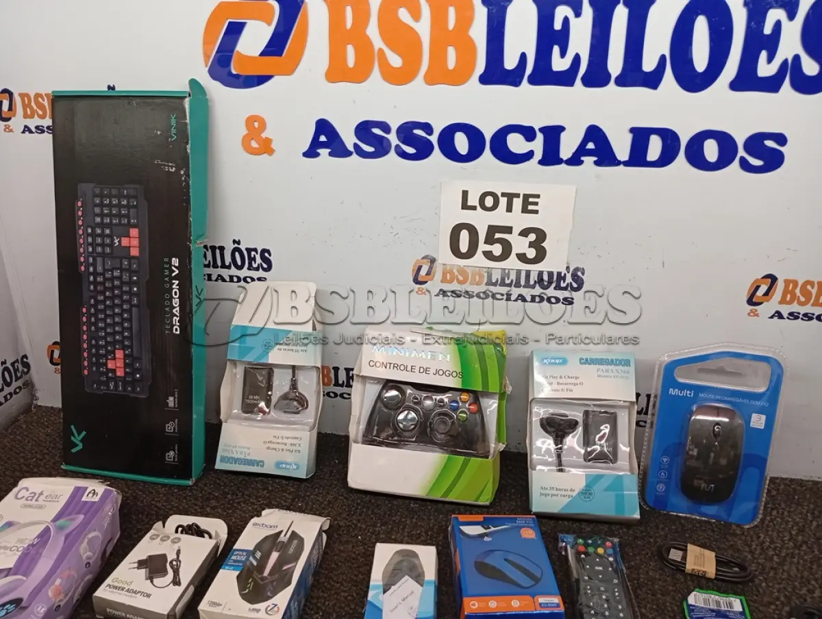 LOTE 053 - 22 - ACESSÓRIOS INFORMÁTICA/CELULARES DIVERSOS (NO ESTADO, NÃO SABEMOS SE FUNCIONA. LEILÃO NÃO TEM GARANTIA E NEM DEVOLUÇÃO, SUJEITO A POSSÍVEIS AVARIAS VISÍVEIS/OCULTAS E/OU AUSÊNCIA DE COMPONENTES)