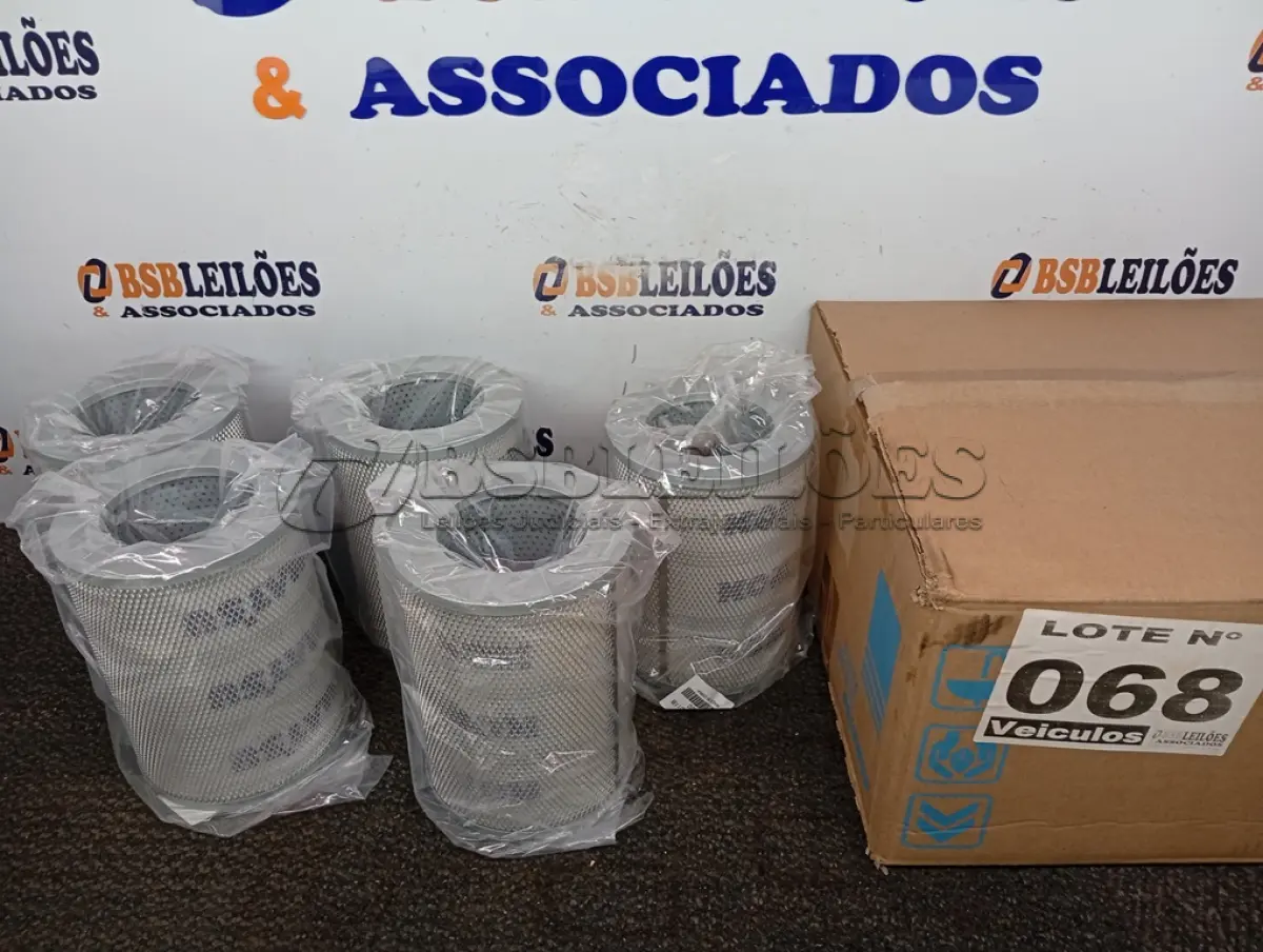 LOTE 068 - 05 - FILTROS HIDRÁULICO KOMATSU 207-60-71182 (NO ESTADO, NÃO SABEMOS SE FUNCIONA. LEILÃO NÃO TEM GARANTIA E NEM DEVOLUÇÃO, SUJEITO A POSSÍVEIS AVARIAS VISÍVEIS/OCULTAS E/OU AUSÊNCIA DE COMPONENTES)
