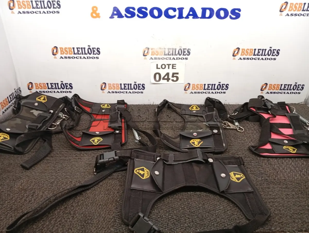 LOTE 045 - 05 - COLEIRA PEITORAL CACHORRO (NO ESTADO, NÃO SABEMOS SE FUNCIONA. LEILÃO NÃO TEM GARANTIA E NEM DEVOLUÇÃO, SUJEITO A POSSÍVEIS AVARIAS VISÍVEIS/OCULTAS E/OU AUSÊNCIA DE COMPONENTES)