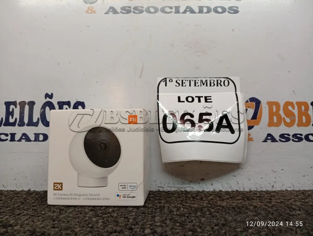LOTE 065 - 01 MI CÂMERA 2K (NOVO) (NO ESTADO) ATENÇÃO! FAZER A V100,00ISITAÇÃO ANTES DE ARREMATAR, NÃO SABEMOS SE FUNCIONA. LEILÃO NÃO TEM GARANTIA E NEM DEVOLUÇÃO, SUJEITO A POSSÍVEIS AVARIAS VISÍVEIS/OCULTAS E/OU AUSÊNCIA DE COMPONENTES.