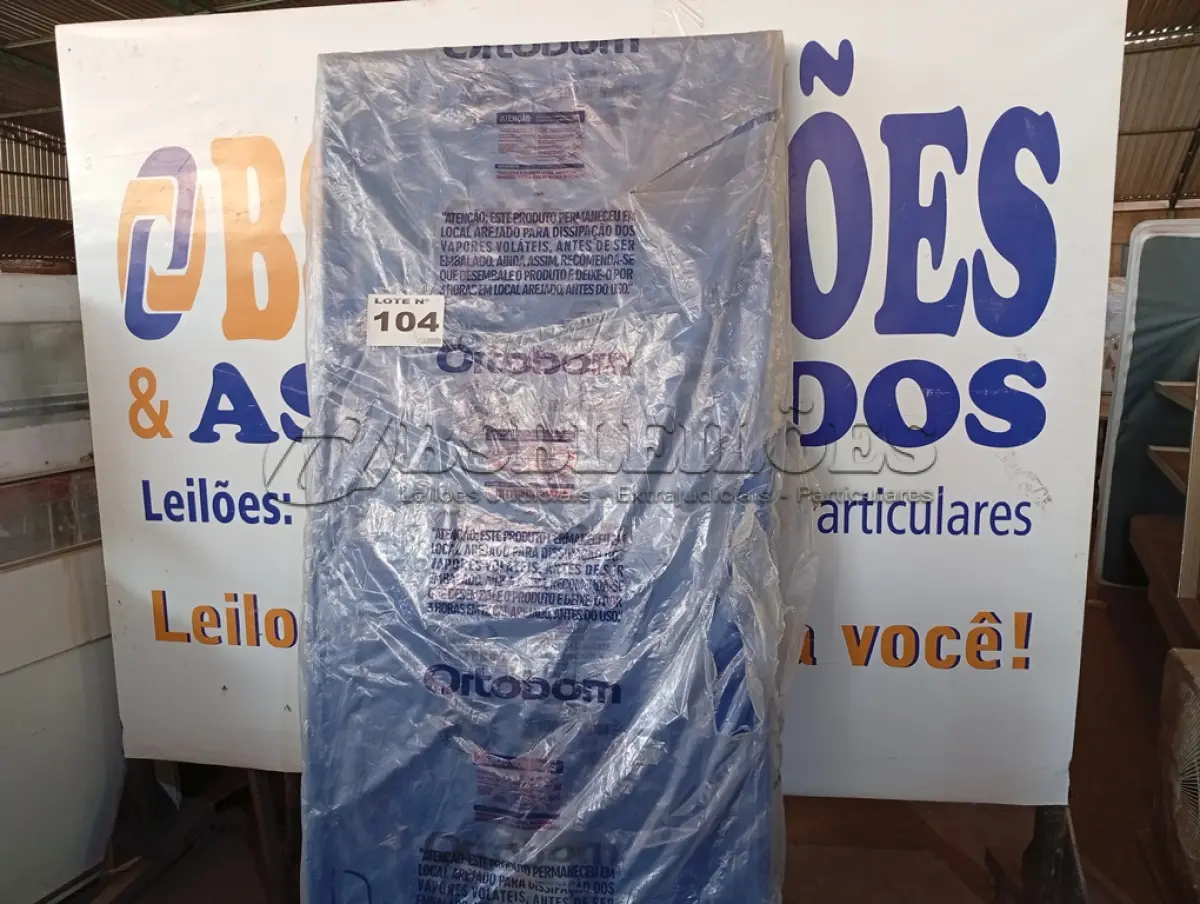 LOTE 104 - 01 – COLCHÃO HOSPITALAR D45 ORTOBOM 88X188 (NO ESTADO, NÃO SABEMOS SE FUNCIONA. LEILÃO NÃO TEM GARANTIA E NEM DEVOLUÇÃO, SUJEITO A POSSÍVEIS AVARIAS VISÍVEIS/OCULTAS E/OU AUSÊNCIA DE COMPONENTES)