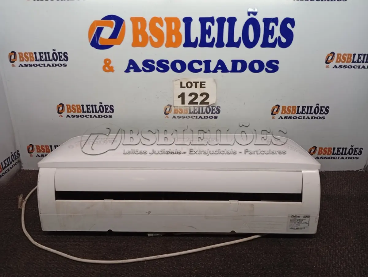 LOTE 122 - 01 – EVAPORADORA 9000 BTUS 220V PHILCO (NO ESTADO, NÃO SABEMOS SE FUNCIONA. LEILÃO NÃO TEM GARANTIA E NEM DEVOLUÇÃO, SUJEITO A POSSÍVEIS AVARIAS VISÍVEIS/OCULTAS E/OU AUSÊNCIA DE COMPONENTES)