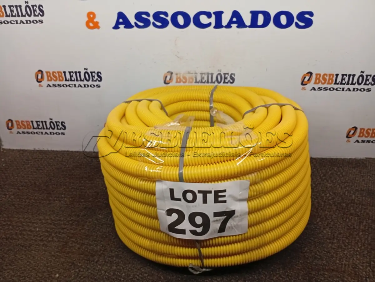 LOTE 297 - 01 – ROLO DE MANGUEIRA (NO ESTADO, NÃO SABEMOS SE FUNCIONA. LEILÃO NÃO TEM GARANTIA E NEM DEVOLUÇÃO, SUJEITO A POSSÍVEIS AVARIAS VISÍVEIS/OCULTAS E/OU AUSÊNCIA DE COMPONENTES)