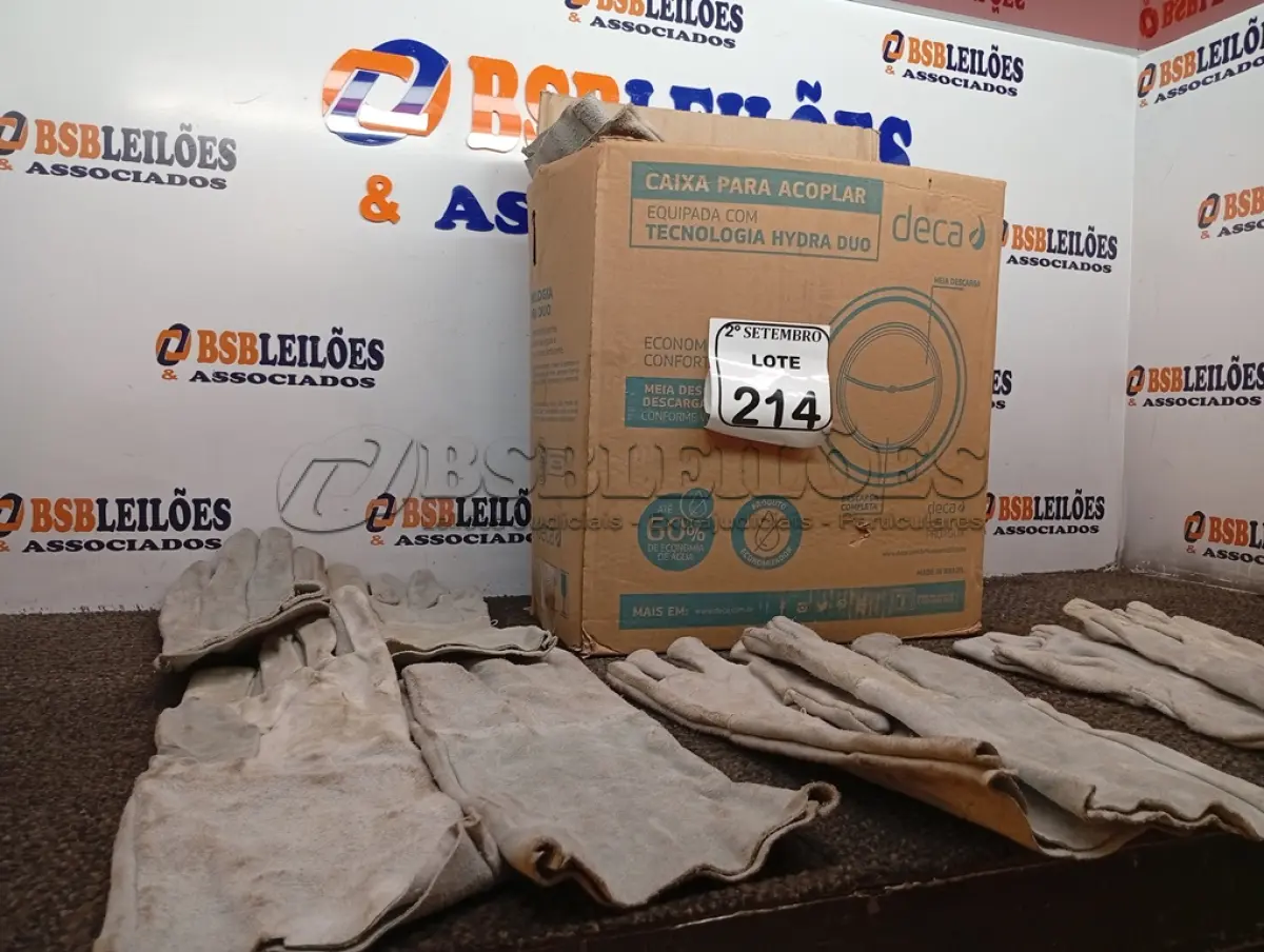 LOTE 214 - 15 LUVAS P/MAO RASPA REF PALMA 20CM BRASIL. (NO ESTADO) ATENÇÃO! FAZER A VISITAÇÃO ANTES DE ARREMATAR, NÃO SABEMOS SE FUNCIONA. LEILÃO NÃO TEM GARANTIA E NEM DEVOLUÇÃO, SUJEITO A POSSÍVEIS AVARIAS VISÍVEIS/OCULTAS E/OU AUSÊNCIA DE COMPONENTES.