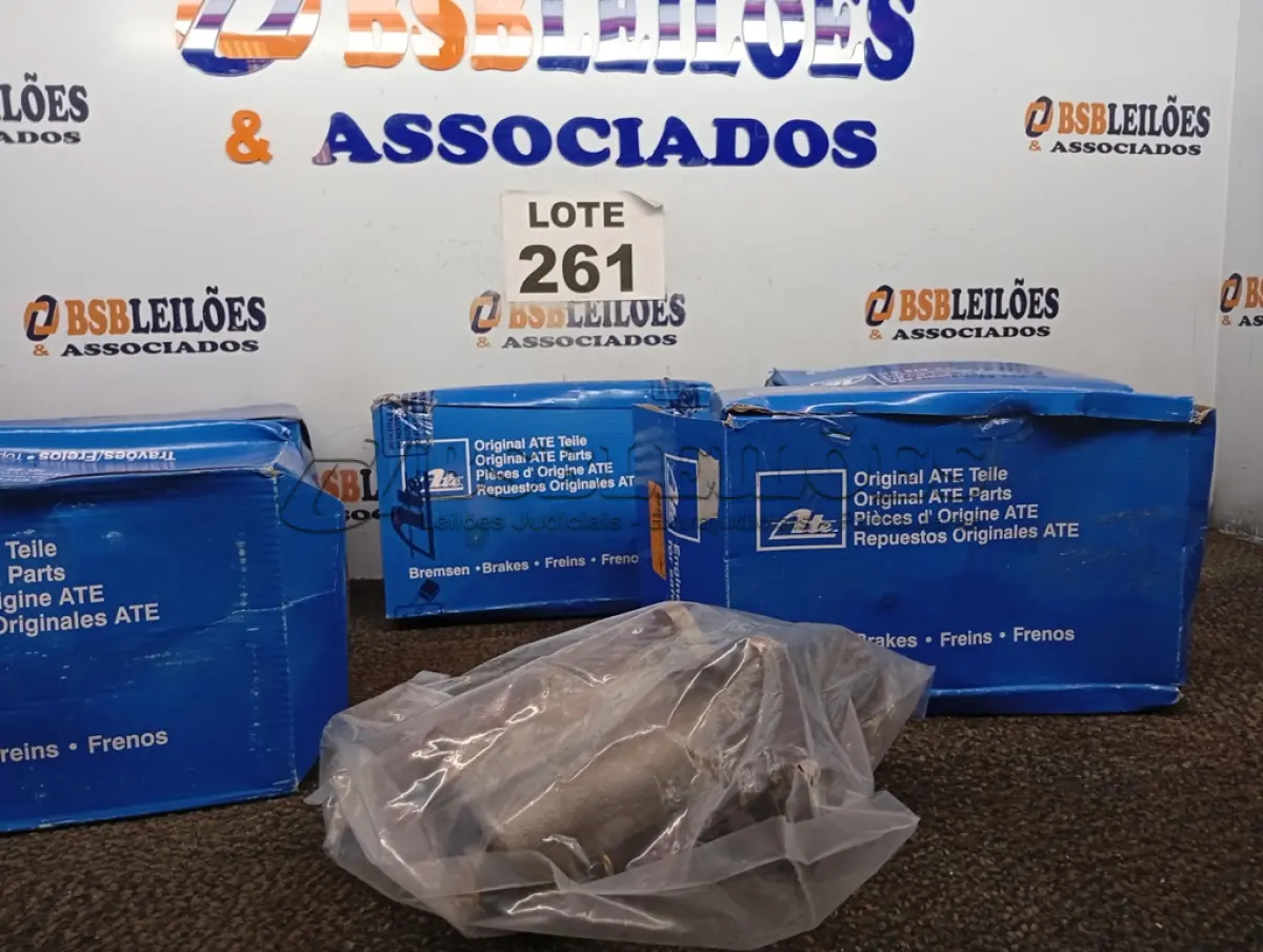 LOTE 261 - 05 - CILINDROS MESTRE SIMPLES 38MM MARCA ATE (NO ESTADO, NÃO SABEMOS SE FUNCIONA. LEILÃO NÃO TEM GARANTIA E NEM DEVOLUÇÃO, SUJEITO A POSSÍVEIS AVARIAS VISÍVEIS/OCULTAS E/OU AUSÊNCIA DE COMPONENTES)