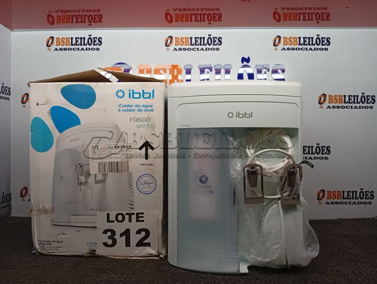 LOTE 312 - 01 - PURIFICADOR DE ÁGUA IBBL FR600 SPECIALE (NO ESTADO, NÃO SABEMOS SE FUNCIONA. LEILÃO NÃO TEM GARANTIA E NEM DEVOLUÇÃO, SUJEITO A POSSÍVEIS AVARIAS VISÍVEIS/OCULTAS E/OU AUSÊNCIA DE COMPONENTES)