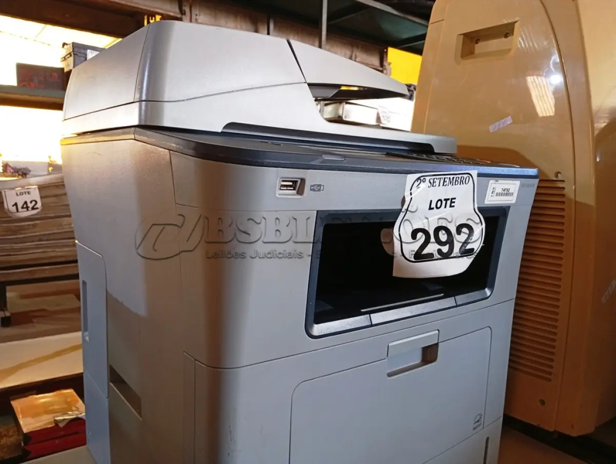 LOTE 292 - 01 IMPRESSORA MULTIFUNCIONAL SAMSUMG MODELO SCX5835FN. (NO ESTADO) ATENÇÃO! FAZER A VISITAÇÃO ANTES DE ARREMATAR, NÃO SABEMOS SE FUNCIONA. LEILÃO NÃO TEM GARANTIA E NEM DEVOLUÇÃO, SUJEITO A POSSÍVEIS AVARIAS VISÍVEIS/OCULTAS E/OU AUSÊNCIA DE COMPONENTES.