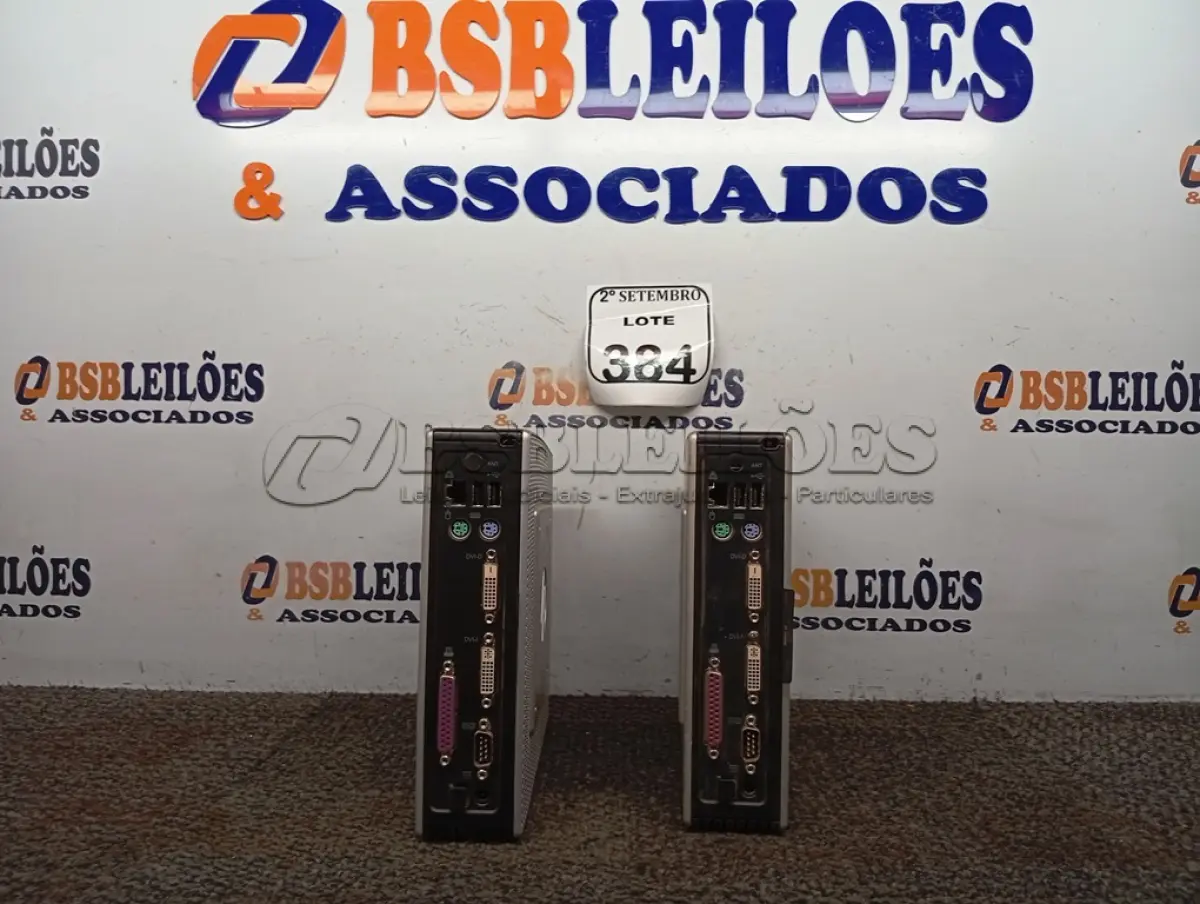 LOTE 384 - 02 MINI CPUS HP. (NO ESTADO) ATENÇÃO! FAZER A VISITAÇÃO ANTES DE ARREMATAR, NÃO SABEMOS SE FUNCIONA. LEILÃO NÃO TEM GARANTIA E NEM DEVOLUÇÃO, SUJEITO A POSSÍVEIS AVARIAS VISÍVEIS/OCULTAS E/OU AUSÊNCIA DE COMPONENTES.