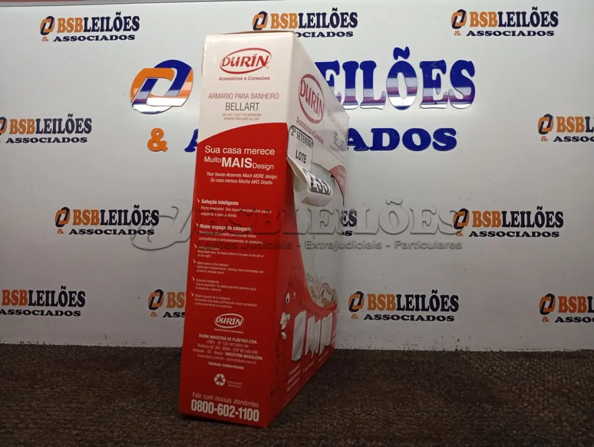 LOTE 233 - 01 ARMÁRIO BANHEIRO BELLART CINZA DURIN. (NO ESTADO) ATENÇÃO! FAZER A VISITAÇÃO ANTES DE ARREMATAR, NÃO SABEMOS SE FUNCIONA. LEILÃO NÃO TEM GARANTIA E NEM DEVOLUÇÃO, SUJEITO A POSSÍVEIS AVARIAS VISÍVEIS/OCULTAS E/OU AUSÊNCIA DE COMPONENTES.