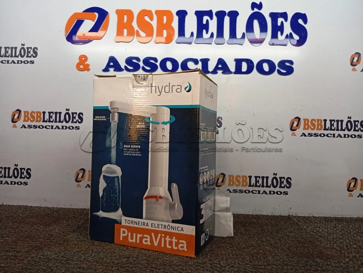 LOTE 335 - 01 TORNEIRA ELETRÔNICA PURA VITTA 220V ÁGUA QUENTE (NOVA). (NO ESTADO) ATENÇÃO! FAZER A VISITAÇÃO ANTES DE ARREMATAR, NÃO SABEMOS SE FUNCIONA. LEILÃO NÃO TEM GARANTIA E NEM DEVOLUÇÃO, SUJEITO A POSSÍVEIS AVARIAS VISÍVEIS/OCULTAS E/OU AUSÊNCIA DE COMPONENTES.