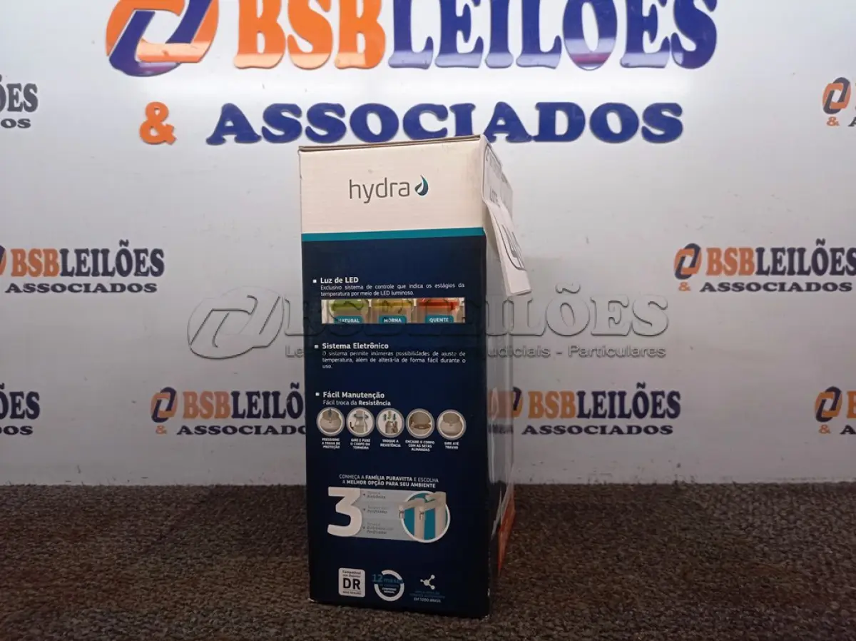 LOTE 401 - 01 TORNEIRA ELETRÔNICA PURA VITTA 220V ÁGUA QUENTE (NOVA). (NO ESTADO) ATENÇÃO! FAZER A VISITAÇÃO ANTES DE ARREMATAR, NÃO SABEMOS SE FUNCIONA. LEILÃO NÃO TEM GARANTIA E NEM DEVOLUÇÃO, SUJEITO A POSSÍVEIS AVARIAS VISÍVEIS/OCULTAS E/OU AUSÊNCIA DE COMPONENTES.