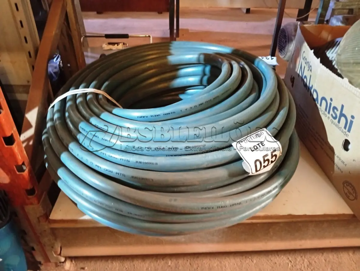 LOTE 055 - 01 ROLO DE TUBO PARA IRRIGAÇÃO 1X2,0MM. (NO ESTADO) ATENÇÃO! FAZER A VISITAÇÃO ANTES DE ARREMATAR, NÃO SABEMOS SE FUNCIONA. LEILÃO NÃO TEM GARANTIA E NEM DEVOLUÇÃO, SUJEITO A POSSÍVEIS AVARIAS VISÍVEIS/OCULTAS E/OU AUSÊNCIA DE COMPONENTES.