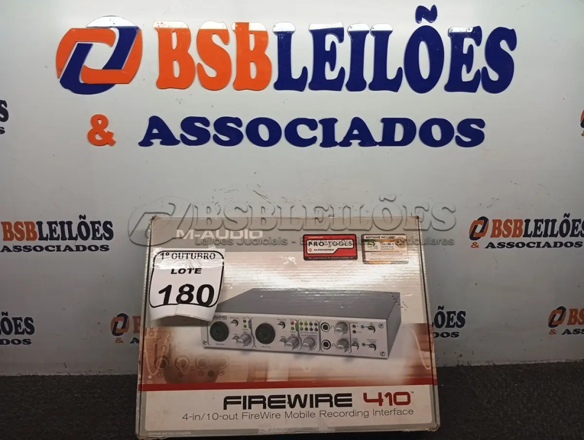 LOTE 180 - 01 FIREWIRE 410. (NO ESTADO) ATENÇÃO! FAZER A VISITAÇÃO ANTES DE ARREMATAR, NÃO SABEMOS SE FUNCIONA. LEILÃO NÃO TEM GARANTIA E NEM DEVOLUÇÃO, SUJEITO A POSSÍVEIS AVARIAS VISÍVEIS/OCULTAS E/OU AUSÊNCIA DE COMPONENTES.