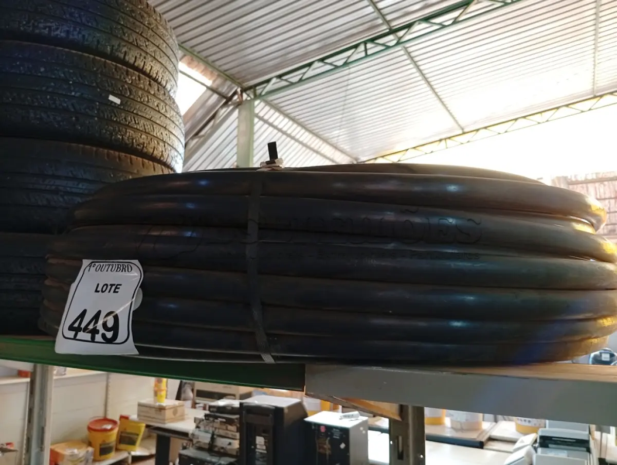 LOTE 449 - 01 ROLO DE  MANGUEIRA TUBO IRRIGAÇÃO 1 X 2,0 PRETO INDEX. (NO ESTADO) ATENÇÃO! FAZER A VISITAÇÃO ANTES DE ARREMATAR, NÃO SABEMOS SE FUNCIONA. LEILÃO NÃO TEM GARANTIA E NEM DEVOLUÇÃO, SUJEITO A POSSÍVEIS AVARIAS VISÍVEIS/OCULTAS E/OU AUSÊNCIA DE COMPONENTES.