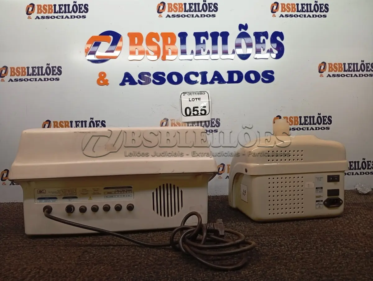 LOTE 055 - 01 APARELHO PARA ESTÉTICA CK MODELO G5V E 01 DERMOSTEAM. (NO ESTADO) ATENÇÃO! FAZER A VISITAÇÃO ANTES DE ARREMATAR, NÃO SABEMOS SE FUNCIONA. LEILÃO NÃO TEM GARANTIA E NEM DEVOLUÇÃO, SUJEITO A POSSÍVEIS AVARIAS VISÍVEIS/OCULTAS E/OU AUSÊNCIA DE COMPONENTES.