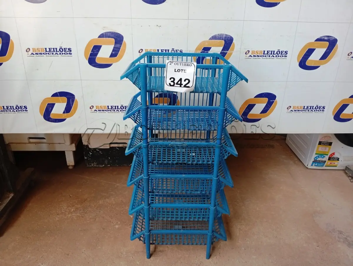 LOTE 342 - 06 CESTAS ORGANIZADORAS. (NO ESTADO) ATENÇÃO! FAZER A VISITAÇÃO ANTES DE ARREMATAR, NÃO SABEMOS SE FUNCIONA. LEILÃO NÃO TEM GARANTIA E NEM DEVOLUÇÃO, SUJEITO A POSSÍVEIS AVARIAS VISÍVEIS/OCULTAS E/OU AUSÊNCIA DE COMPONENTES.