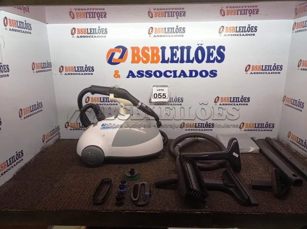 LOTE 055 - 01 VAPORIZADOR STEAM FAST COM ACESSÓRIOS. (NO ESTADO) ATENÇÃO! FAZER A VISITAÇÃO ANTES DE ARREMATAR, NÃO SABEMOS SE FUNCIONA. LEILÃO NÃO TEM GARANTIA E NEM DEVOLUÇÃO, SUJEITO A POSSÍVEIS AVARIAS VISÍVEIS/OCULTAS E/OU AUSÊNCIA DE COMPONENTES.