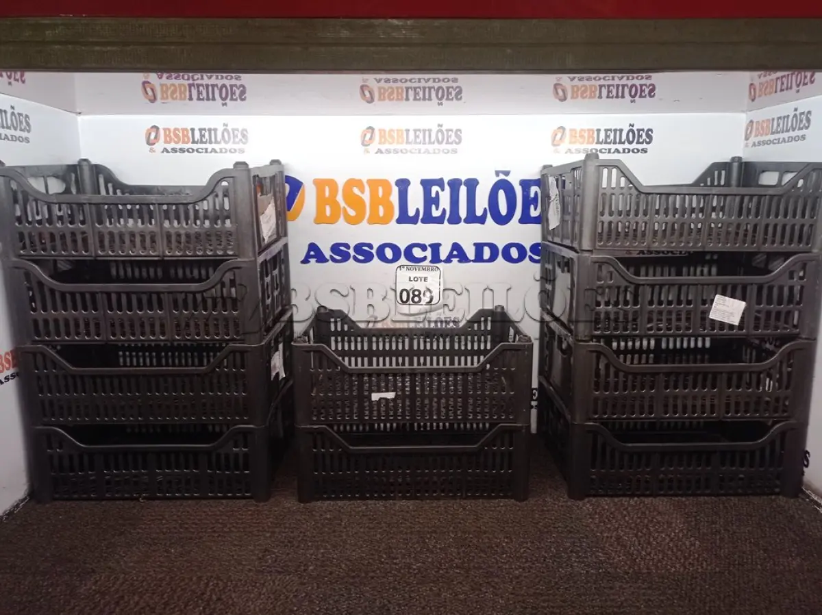 LOTE 089 - 10 CESTAS ORGANIZADORAS NA COR PRETA. (NO ESTADO) ATENÇÃO! FAZER A VISITAÇÃO ANTES DE ARREMATAR, NÃO SABEMOS SE FUNCIONA. LEILÃO NÃO TEM GARANTIA E NEM DEVOLUÇÃO, SUJEITO A POSSÍVEIS AVARIAS VISÍVEIS/OCULTAS E/OU AUSÊNCIA DE COMPONENTES.