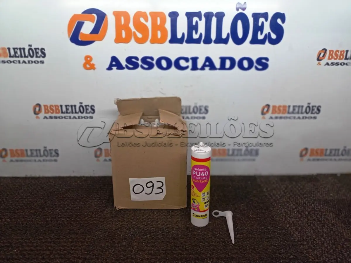 LOTE 093 - 12 TUBOS DE SELANTE MULTIUSO PU40 MARCA QUARTZOLIT 360G CADA (NO ESTADO) ATENÇÃO! FAZER A VISITAÇÃO ANTES DE ARREMATAR, NÃO SABEMOS SE FUNCIONA. LEILÃO NÃO TEM GARANTIA E NEM DEVOLUÇÃO, SUJEITO A POSSÍVEIS AVARIAS VISÍVEIS/OCULTAS E/OU AUSÊNCIA DE COMPONENTES.