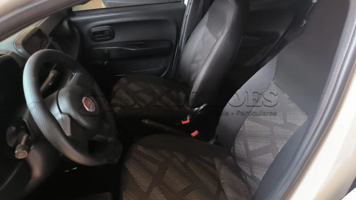 LOTE 001 - 01 FIAT/MOBI EASY, COR BRANCA , ALCOOL/GASOLINA , ANO 2019 (NO ESTADO)  (TODOS DOCUMENTOS 2024 PAGOS)