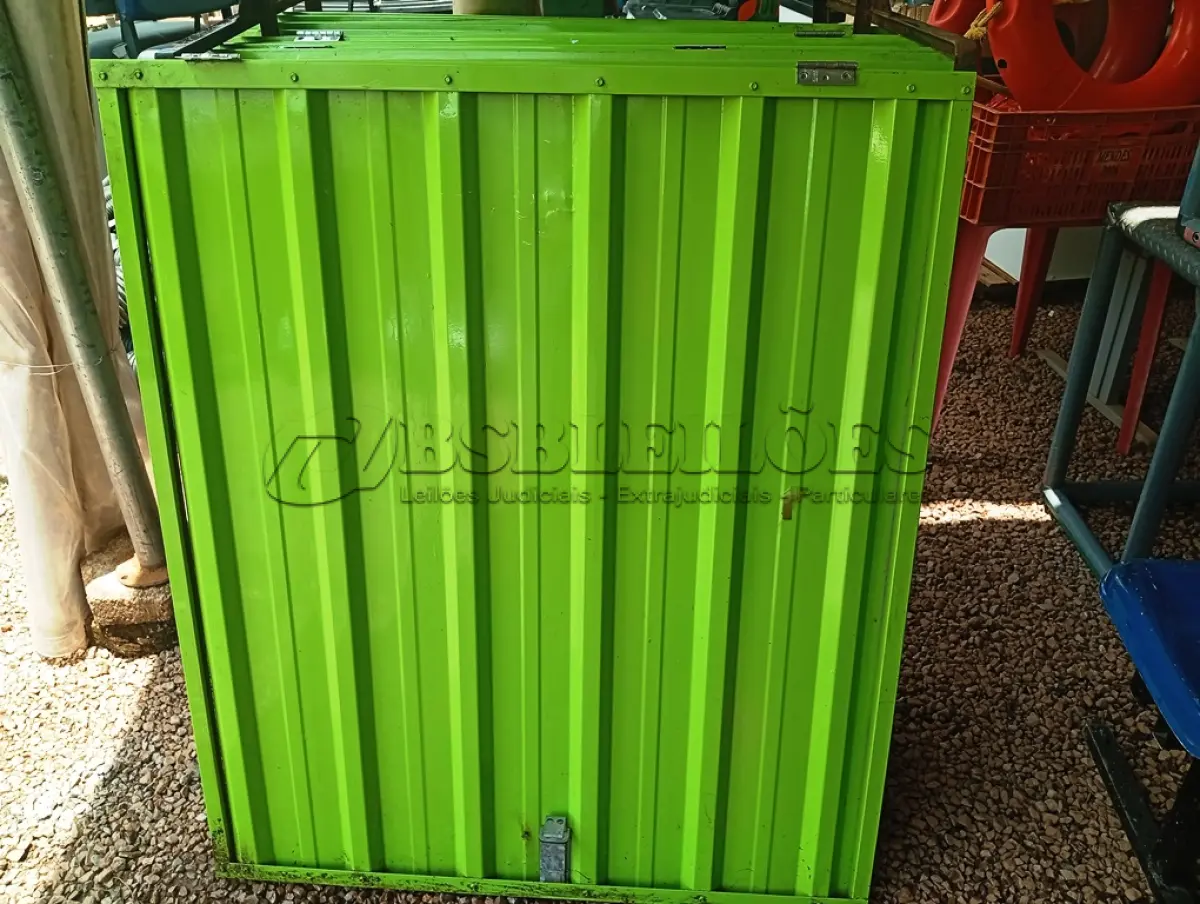 LOTE 497 - 01 LOTE COM 11 PORTAS DE FERRO NA COR VERDE DE 1.X1,16CM. (NO ESTADO) ATENÇÃO! FAZER A VISITAÇÃO ANTES DE ARREMATAR, NÃO SABEMOS SE FUNCIONA. LEILÃO NÃO TEM GARANTIA E NEM DEVOLUÇÃO, SUJEITO A POSSÍVEIS AVARIAS VISÍVEIS/OCULTAS E/OU AUSÊNCIA DE COMPONENTES.