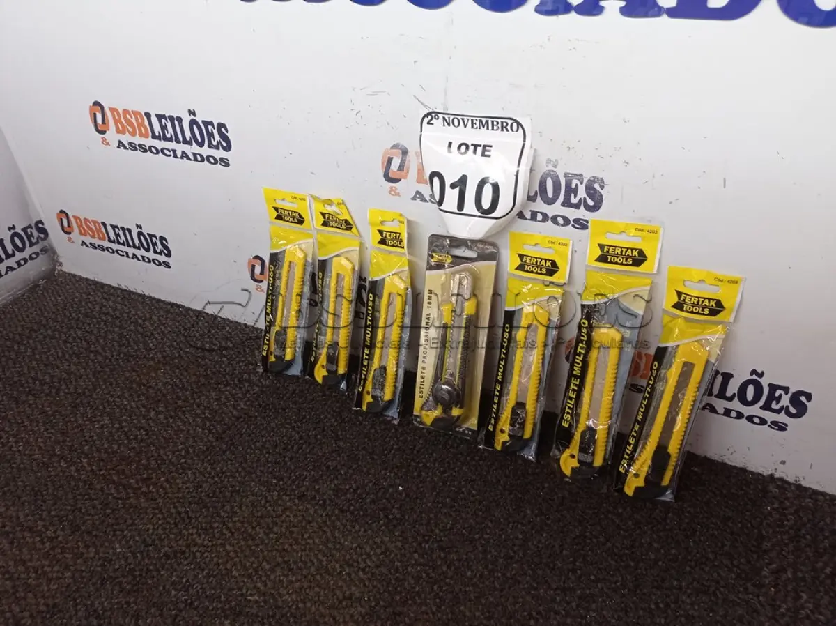 LOTE 010 - 07 ESTILETES MARCA FERTAK. (NO ESTADO) ATENÇÃO! FAZER A VISITAÇÃO ANTES DE ARREMATAR, NÃO SABEMOS SE FUNCIONA. LEILÃO NÃO TEM GARANTIA E NEM DEVOLUÇÃO, SUJEITO A POSSÍVEIS AVARIAS VISÍVEIS/OCULTAS E/OU AUSÊNCIA DE COMPONENTES.