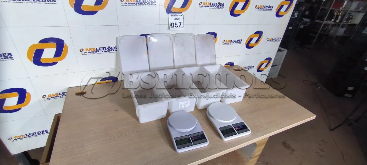 LOTE 057 - 04 CAIXAS ORGANIZADORAS PEQUENAS EM PLÁSTICO. (NO ESTADO) ATENÇÃO! FAZER A VISITAÇÃO ANTES DE ARREMATAR, NÃO SABEMOS SE FUNCIONA. LEILÃO NÃO TEM GARANTIA E NEM DEVOLUÇÃO, SUJEITO A POSSÍVEIS AVARIAS VISÍVEIS/OCULTAS E/OU AUSÊNCIA DE COMPONENTES.