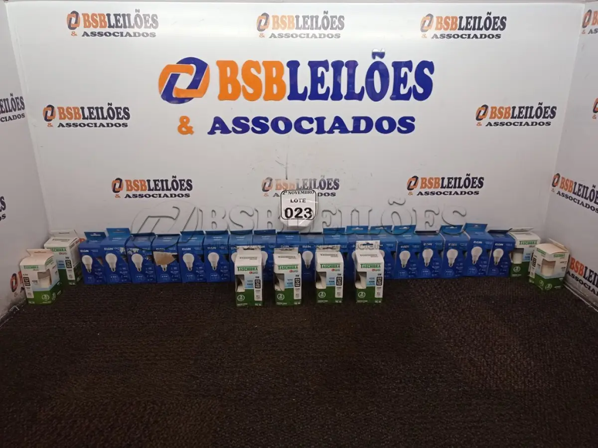 LOTE 023 - 26 LÂMPADAS MARCAS E MODELOS DIVERSOS(NOVO). (NO ESTADO) ATENÇÃO! FAZER A VISITAÇÃO ANTES DE ARREMATAR, NÃO SABEMOS SE FUNCIONA. LEILÃO NÃO TEM GARANTIA E NEM DEVOLUÇÃO, SUJEITO A POSSÍVEIS AVARIAS VISÍVEIS/OCULTAS E/OU AUSÊNCIA DE COMPONENTES.