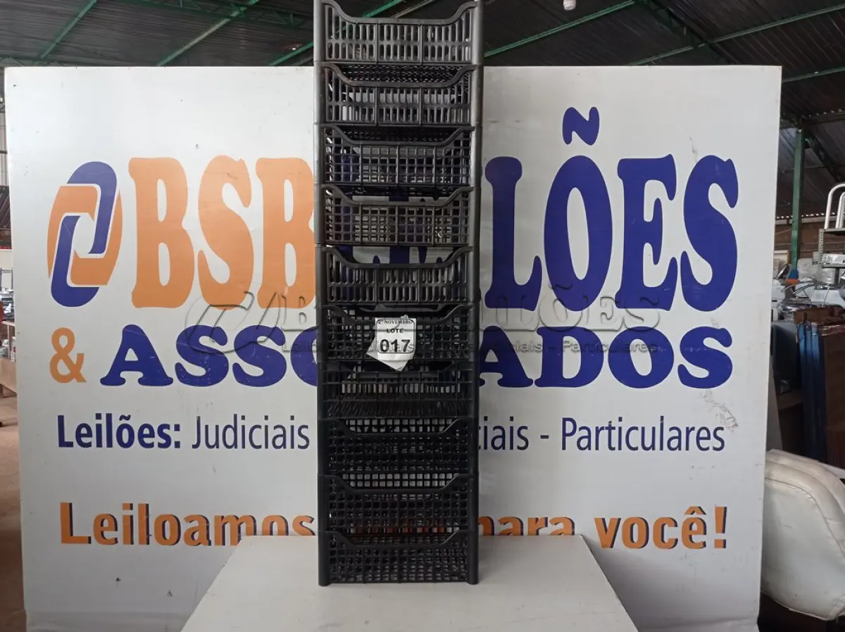 LOTE 017 - 10 CESTAS ORGANIZADORAS DE PLÁSTICO (NOVO). (NO ESTADO) ATENÇÃO! FAZER A VISITAÇÃO ANTES DE ARREMATAR, NÃO SABEMOS SE FUNCIONA. LEILÃO NÃO TEM GARANTIA E NEM DEVOLUÇÃO, SUJEITO A POSSÍVEIS AVARIAS VISÍVEIS/OCULTAS E/OU AUSÊNCIA DE COMPONENTES.