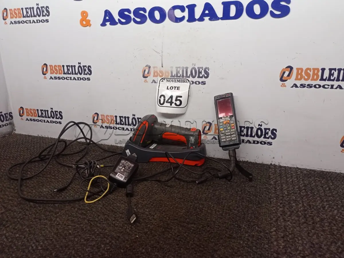 LOTE 045 - 02 LEITORES DE CÓDIGO DE BARRAS MARCAS E MODELOS DIVERSOS. (NO ESTADO) ATENÇÃO! FAZER A VISITAÇÃO ANTES DE ARREMATAR, NÃO SABEMOS SE FUNCIONA. LEILÃO NÃO TEM GARANTIA E NEM DEVOLUÇÃO, SUJEITO A POSSÍVEIS AVARIAS VISÍVEIS/OCULTAS E/OU AUSÊNCIA DE COMPONENTES.